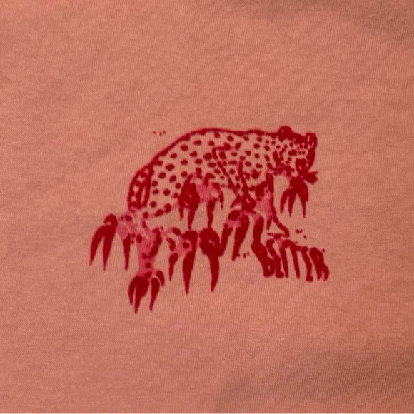 Better Gift Shop Toronto Canada Leopard Tee Men’s Size Large Salmon Pink - Picture 3 of 8